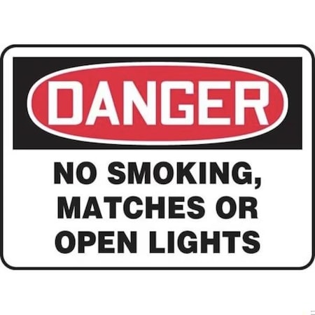 Accuform OSHA DANGER SMOKING CONTROL SIGN NO MSMK136XL MSMK136XL